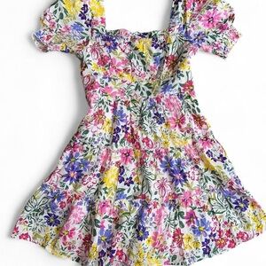 Floral Multicolor Babydoll Dress